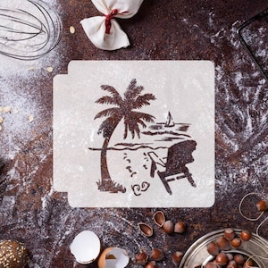 Ocean Vacation 783-F229 Stencil