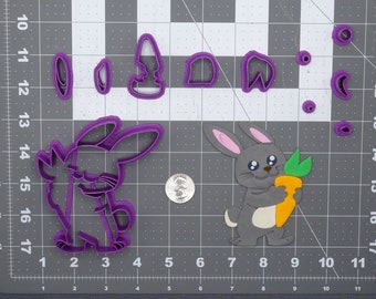 Bunny and Carrot 266-E733 Cookie Cutter Set