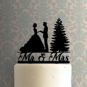 Christmas Tree Wedding 225-987 Cake Topper