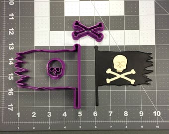 Pirate Flag 100 Cookie Cutter Set