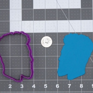 Man Head 266-I200 Cookie Cutter Silhouette