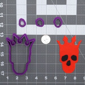 Skull Crown 266-E493 Cookie Cutter Set