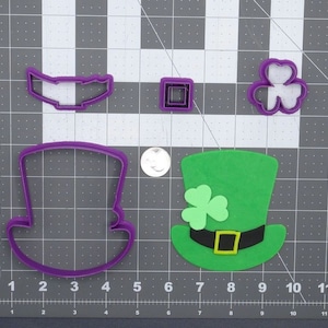 St Patricks Day - Leprechaun Hat 266-E765 Cookie Cutter Set