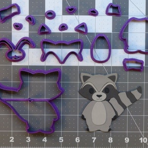 Racoon 266-C029 Cookie Cutter Set