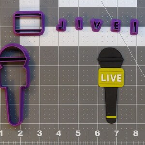 TV Microphone 266-A767 Cookie Cutter Set