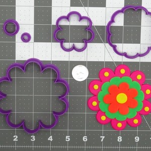 Flower 266-D351 Cookie Cutter Set