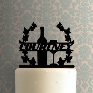 Custom Wine Name 225-A985 Cake Topper