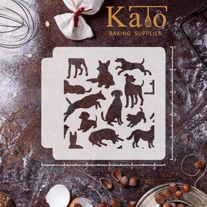 Dog Pattern 783-B175 Stencil