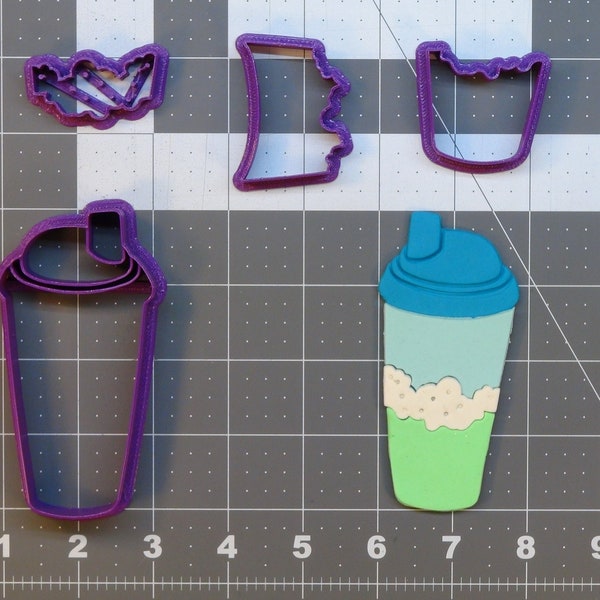 Protein Shake 266-B472 Cookie Cutter Set