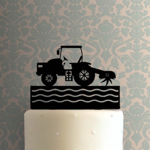 Farming Tractor 225-A648 Cake Topper