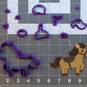 Horse 266-B768 Cookie Cutter Set