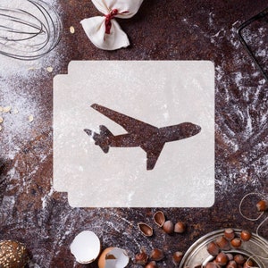 Airplane 783-E267 Stencil Silhouette