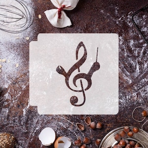 Conductor Treble Clef 783-H562 Stencil
