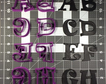 Ravi Font Uppercase Cookie Cutter Set