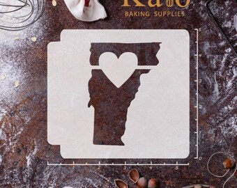 Vermont State Love 783-A369 Stencil
