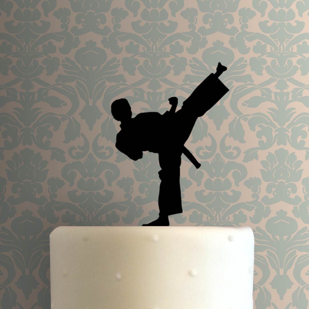 Karate Kick 225-A706 Cake Topper