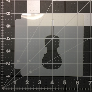 Violin 100 Stencil