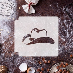Stencil per cappello da cowboy 783-D711