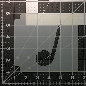Music Note 101 Stencil