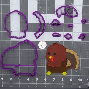 Thanksgiving - Turkey Body 266-F716 Cookie Cutter Set