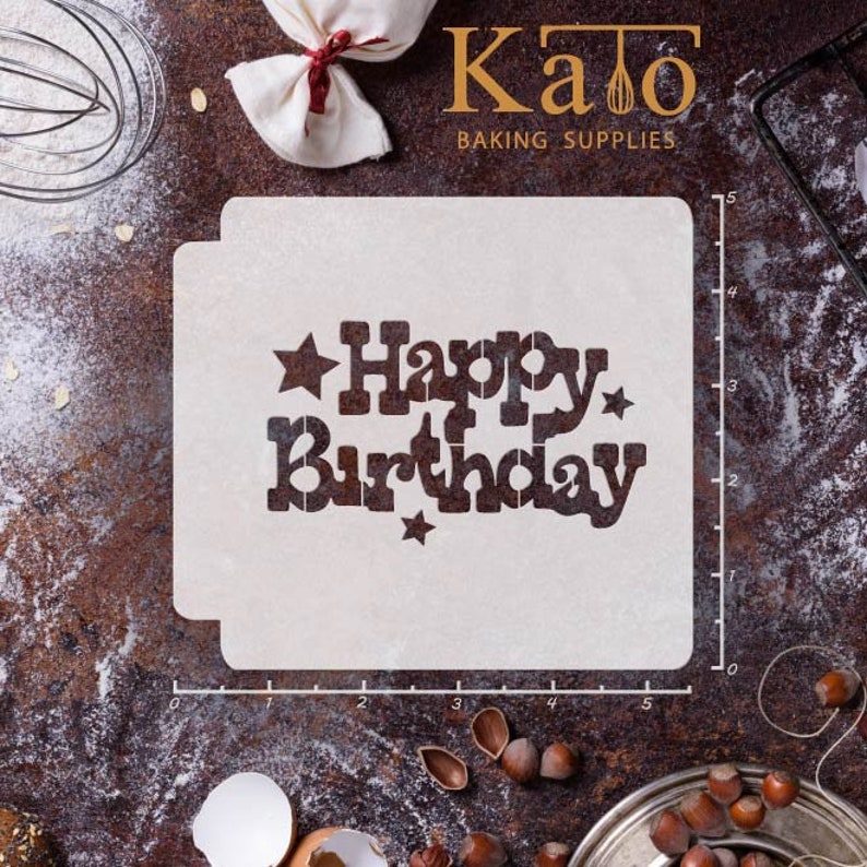 Happy Birthday 783-B273 Stencil