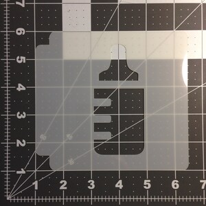 Baby Bottle 100 Stencil
