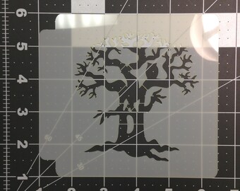 Halloween Tree Stencil 101