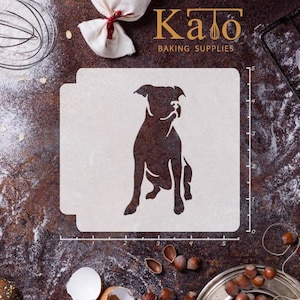Dog Pitbull 783-963 Stencil