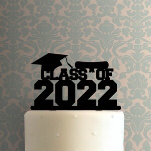Custom Graduation Class of Year 225-A678 Cake Topper