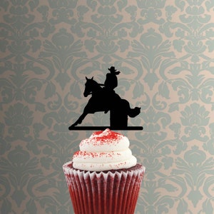 Barrel Horse Racing 228-407 Cupcake Topper