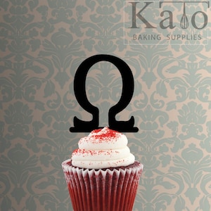 Griechische Alphabet Omega 228-073 Cupcake Topper