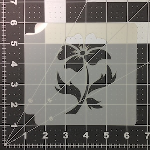 Flower 105 Stencil