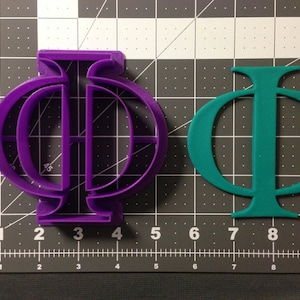 Greek Letter Phi Cookie Cutter