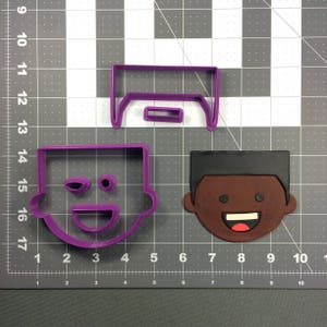 Boy Face 102 Cookie Cutter Set