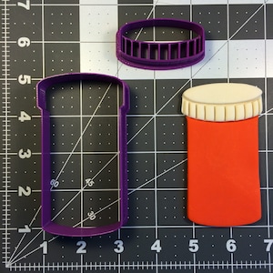 Pill Bottle 101 Cookie Cuter Set