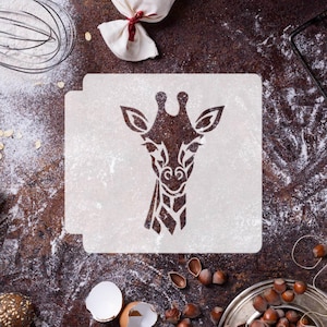 Giraffe Head 783-J077 Stencil