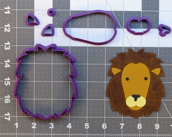 Zestaw foremek do ciastek Lion Face 266-A193