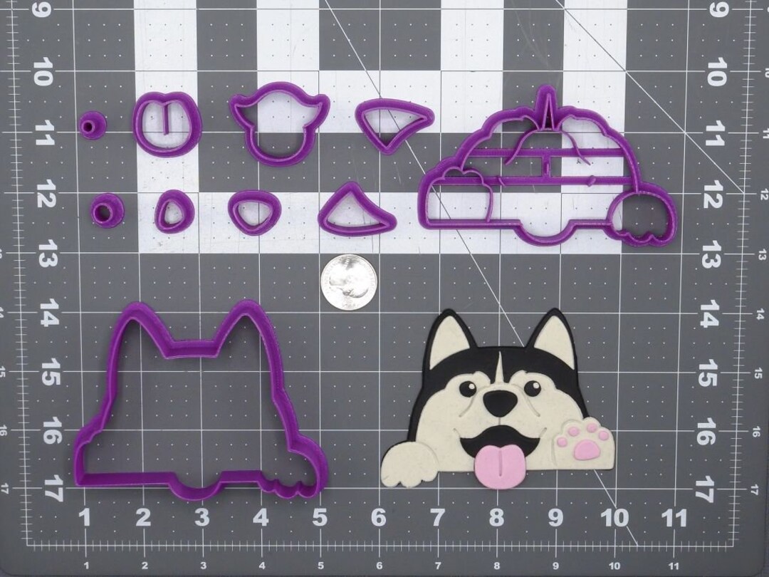 Husky Dog Head 266-F092 Cookie Cutter Set - Etsy