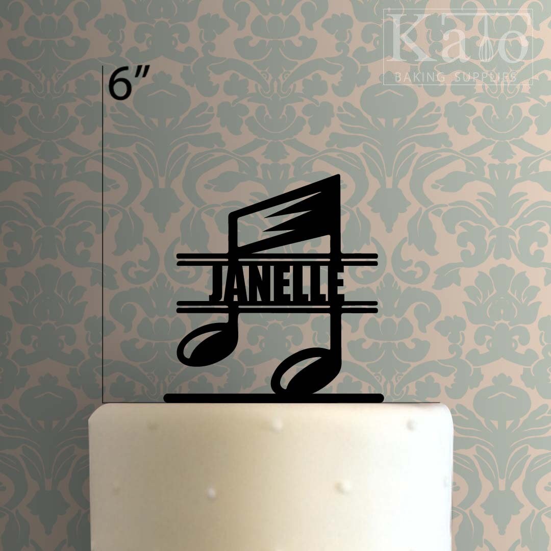 Custom Music Note 225-300 Cake Topper - Etsy