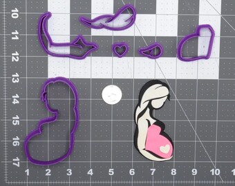 Pregnant Woman 266-D544 Cookie Cutter Set