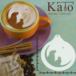 Pet Moon 263-134 Latte Art Stencil
