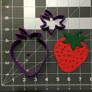 Strawberry Cookie Cutter Set