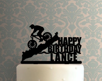 Decorazione per torta Mountain Bike personalizzata 225-A096