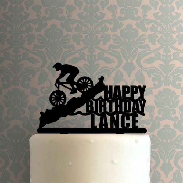 Custom Mountainbike 225-A096 Cake Topper