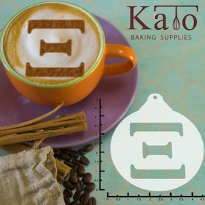 Greek Alphabet Xi 263-110 Latte Art Stencil