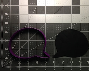 Message Bubble 101 Cookie Cutter