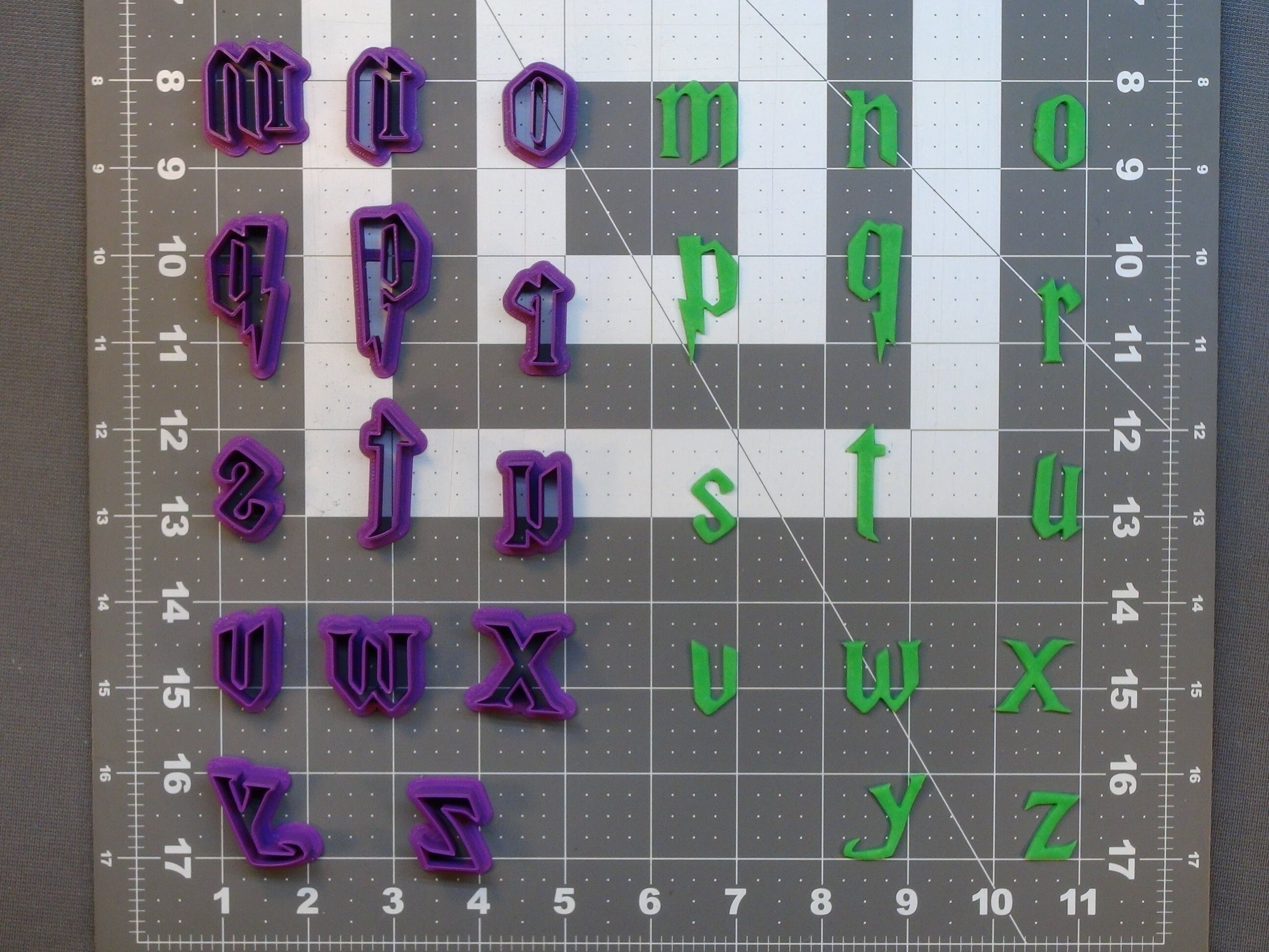 Wizard Font Lowercase 266-B992 Cookie Cutters - Etsy