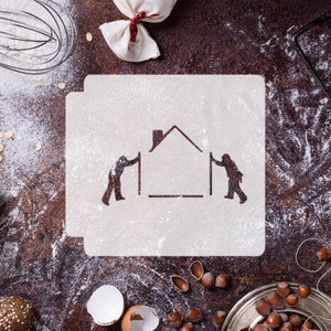 Building A House 783-H655 Stencil