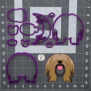 Komondor Dog Head 266-E063 Cookie Cutter Set