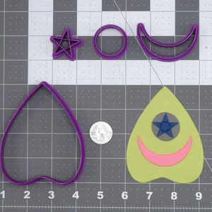 Ouija Planchette 266-J365 Cookie Cutter Set